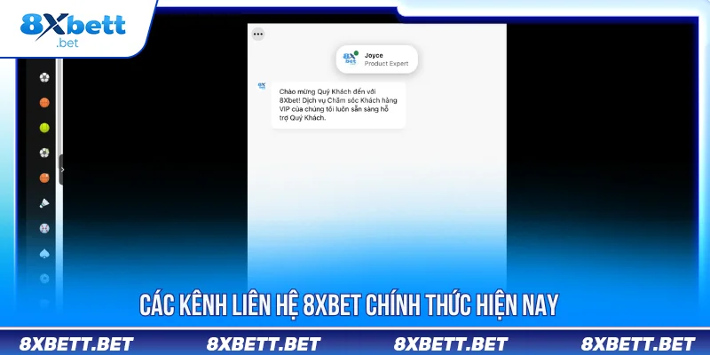 LIÊN HỆ 8XBET 1 Liên hệ 8XBET qua live chat