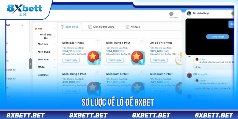 LÔ ĐỀ 8XBET 1 Sơ lược về lô đề 8XBET